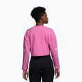 Damen-Trainingspullover Nike Pro Dri-Fit Loose Crew-Neck playful pink/pink foam/white 2