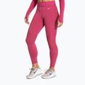 Damen Trainingsleggings Nike Pro High-Waisted sweet beet/white 4