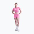 Nike Pro Dri-Fit Grafik Cropped verspieltes rosa/rosa Schaumstoff/weißes Damen Trainingstop 2