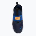 Nike Flex Runner 4 Mitternachtsnacht Marine/Total Orange/Game Royal Kinderschuhe 5
