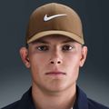Nike Dri-FIT Club Baseballkappe Moosholz braun/weiß 7