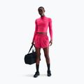 Damen-Langarmshirt Nike One Fitted Dri-Fit 1/4 Zip Mid Layer rush pink/white 2
