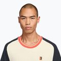 Herren-Tennis-T-Shirt Nike Court Heritage sail/dark obsidian 3