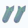 Socken Nike Running Lightweight No-Show Iron Purple/Voltage Green/Voltage Green 2