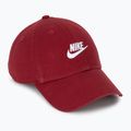 Basecap Nike Club Unstructured Futura Wash team crimson/white