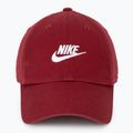 Basecap Nike Club Unstructured Futura Wash team crimson/white 2