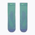 Socken Nike Running Lightweight Micro Crew iron purple/voltage green/voltage green 2