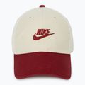 Basecap Nike Club Unstructured Futura Wash light khaki/team crimson/team crimson 2