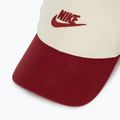Basecap Nike Club Unstructured Futura Wash light khaki/team crimson/team crimson 3
