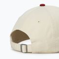 Basecap Nike Club Unstructured Futura Wash light khaki/team crimson/team crimson 4