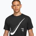 Herren Trainings-T-Shirt Nike HBR Dri-FIT Black/White 3