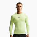 Herren Trainings-Longsleeve Nike Pro Dri-Fit Tight Fitness light liquid lime/black