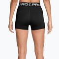 Damen-Shorts Nike Pro Mid-Rise Biker 3" black/white 2