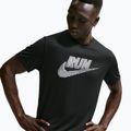 Herren-Laufshirt Nike Miler Dri-Fit UV black/white