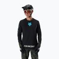 Herren-Radlongsleeve Fox Racing Defend Thermal Lunar black
