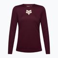 Damen Langarm-Radtrikot Fox Racing Ranger Fox Head LS dark maroon 5