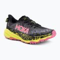 Damen-Laufschuhe HOKA Speedgoat 6 schwarz/neonrosa