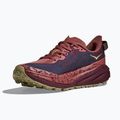 Damen-Laufschuhe HOKA Speedgoat 6 rouge/schwarze Kirsche 4