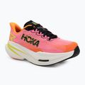 Damen-Laufschuhe Hoka Mach X 3 neon rose/neon tangerine