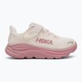 HOKA Clifton 10 rose cream/dried rose Kinder Laufschuhe 2