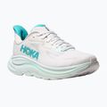 Damen-Laufschuhe HOKA Clifton 10 weiß/elektrisches Rosa