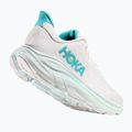 Damen-Laufschuhe HOKA Clifton 10 weiß/elektrisches Rosa 4