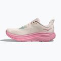 Damen Laufschuhe HOKA Clifton 10 Wide rose creme/trocken rose 3