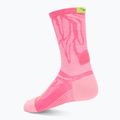 HOKA Clifton Crew Run Socken electric rose 2