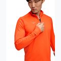 HOKA Herren Laufpullover GlideTech Quarter Zip lava 4