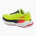 Herren Laufschuhe HOKA Rocket X Trail neon Yuzu/neon flame 3