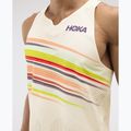 Laufshirt Herren HOKA Race Day Singlet alabaster flare 6