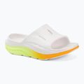 Badelatschen HOKA Ora Recovery Slide 3 white/neon yuzu