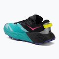 Laufschuhe für Damen HOKA Speedgoat 7 black/electric aqua 3