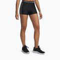 Trainingsshorts Damen Under Armour HeatGear Rib Shorty black/castlerock/white
