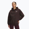Damen-Sweatshirt Under Armour Icon Fleece Hoodie kona brown/white