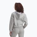 Damen-Sweatshirt Under Armour Rival Fleece Piped HZ Hoodie mod gray light heather/white 2