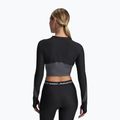 Trainings Longsleeve Damen Under Armour HeatGear Rib 1/4 Zip black/castlerock/white 2