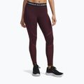 Damen Trainingsleggings Under Armour ColdGear Textured dark maroon/fuchsia dusk/white