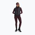 Damen Trainingsleggings Under Armour ColdGear Textured dark maroon/fuchsia dusk/white 2