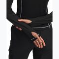 Damen Trainings-Longsleeve Under Armour ColdGear Textured 1/2 Zip black/white/metallic silver 4