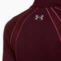 Herren-Shirt Under Armour ColdGear Textured 1/2 Zip dark maroon/fuchsia dusk/metallic silver 4
