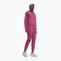 Hose Damen Under Armour Rival Fleece dark maroon/white fuchsia dusk/white 2