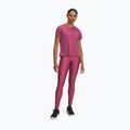 Damenleggings Under Armour Tech Wordmark Tape fuchsia dusk/black/white 2