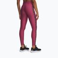 Damenleggings Under Armour Tech Wordmark Tape fuchsia dusk/black/white 3