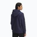 Damen-Hoodie Under Armour Icon Fleece Taped Hoody washed navy/white 2