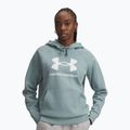 Hoodie Sweatshirt Damen Under Armour Rival Fleece Big Logo Hoody serpentine/white