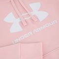 Hoodie Sweatshirt Damen Under Armour Rival Fleece Big Logo Hoody prime pink/white 5
