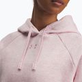 Hoodie Sweatshirt Damen Under Armour Rival Fleece Hoodie prime pink light heather/prime pink 3