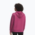 Hoodie Sweatshirt Damen Under Armour Rival Feelce Shimmer Hoody fuchsia dusk/irisdescent 2