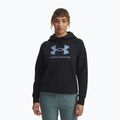 Hoodie Sweatshirt Damen Under Armour Rival Feelce Shimmer Hoody black/iridescent